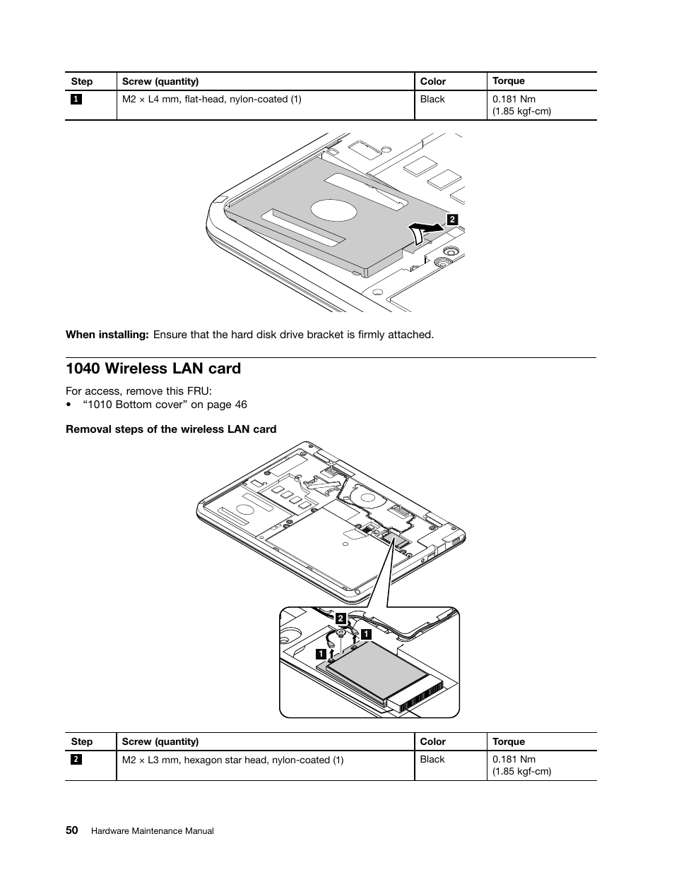 1040 wireless lan card | Lenovo ThinkPad Yoga 11e Chromebook User Manual | Page 56 / 84