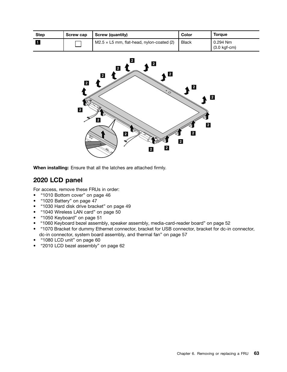 2020 lcd panel | Lenovo ThinkPad Yoga 11e Chromebook User Manual | Page 69 / 84