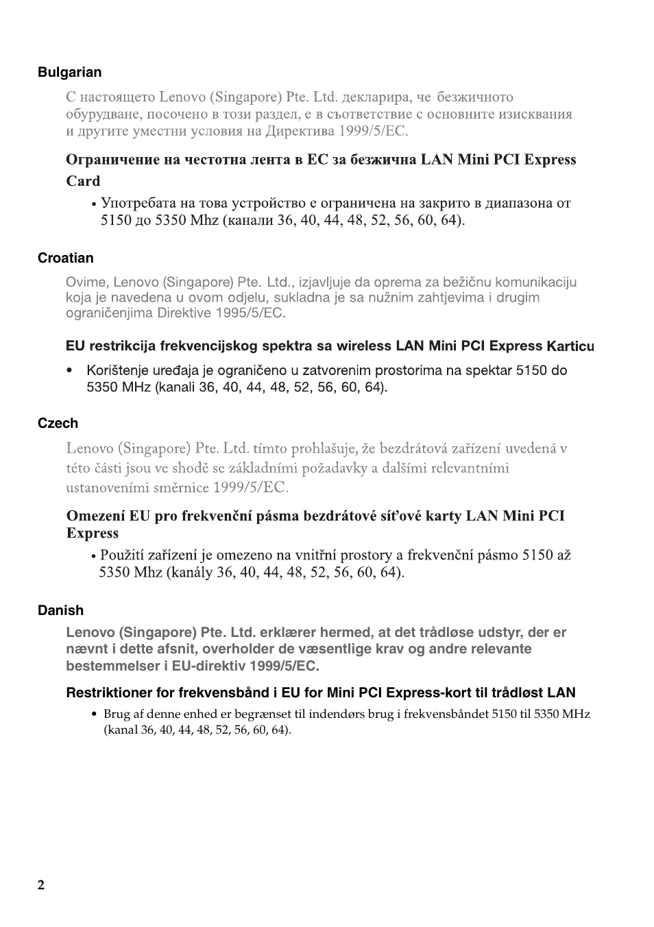 Lenovo IdeaPad S400u Notebook User Manual | Page 2 / 16