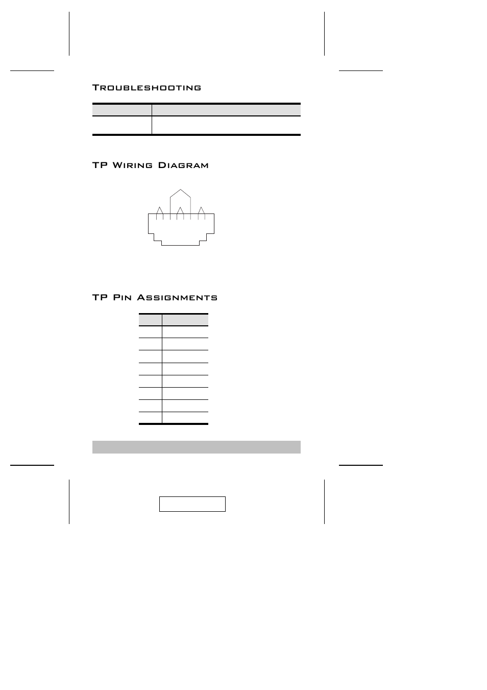 Troubleshooting, Tp wiring diagram tp pin assignments | ATEN CE-250 User Manual | Page 12 / 16