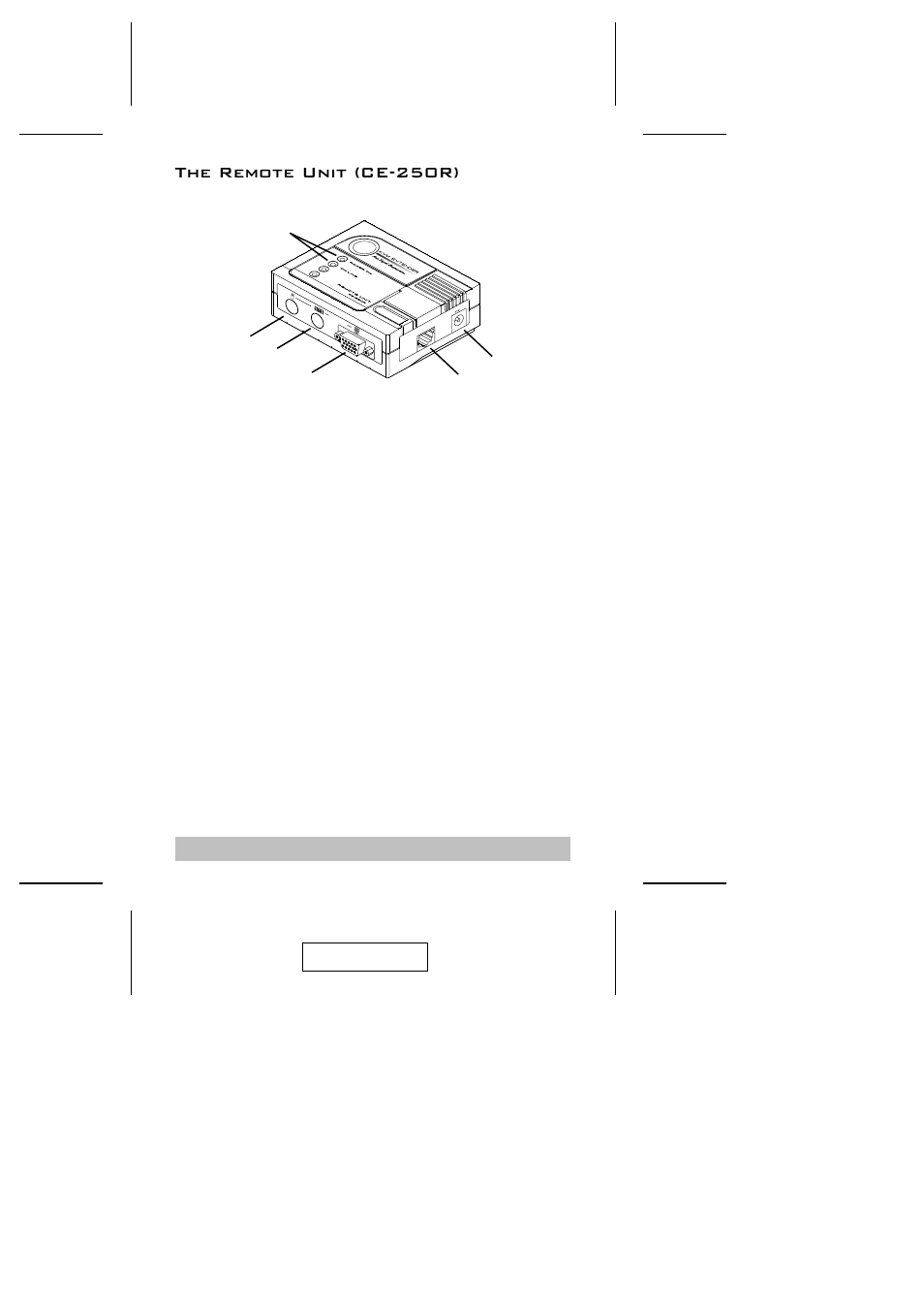 The remote unit (ce-250r) | ATEN CE-250 User Manual | Page 8 / 16
