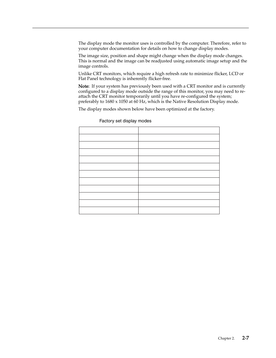 Selecting a supported display mode, Selecting a supported display mode -6 | Lenovo L195 Wide Flat Panel Monitor User Manual | Page 16 / 30