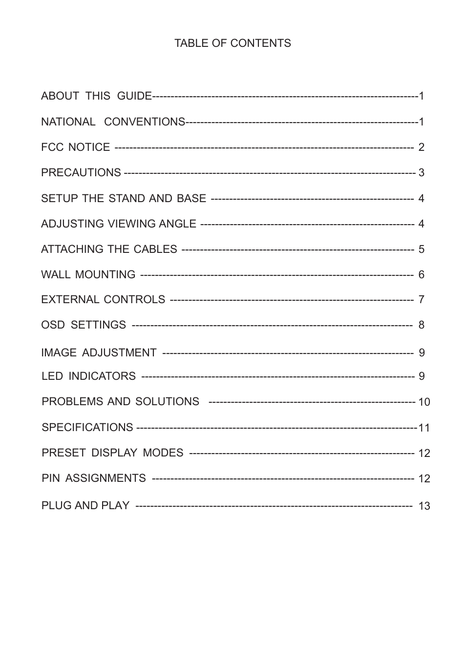 Lenovo ThinkVision E2001b 19.5 LED TFT Monitor User Manual | Page 2 / 15