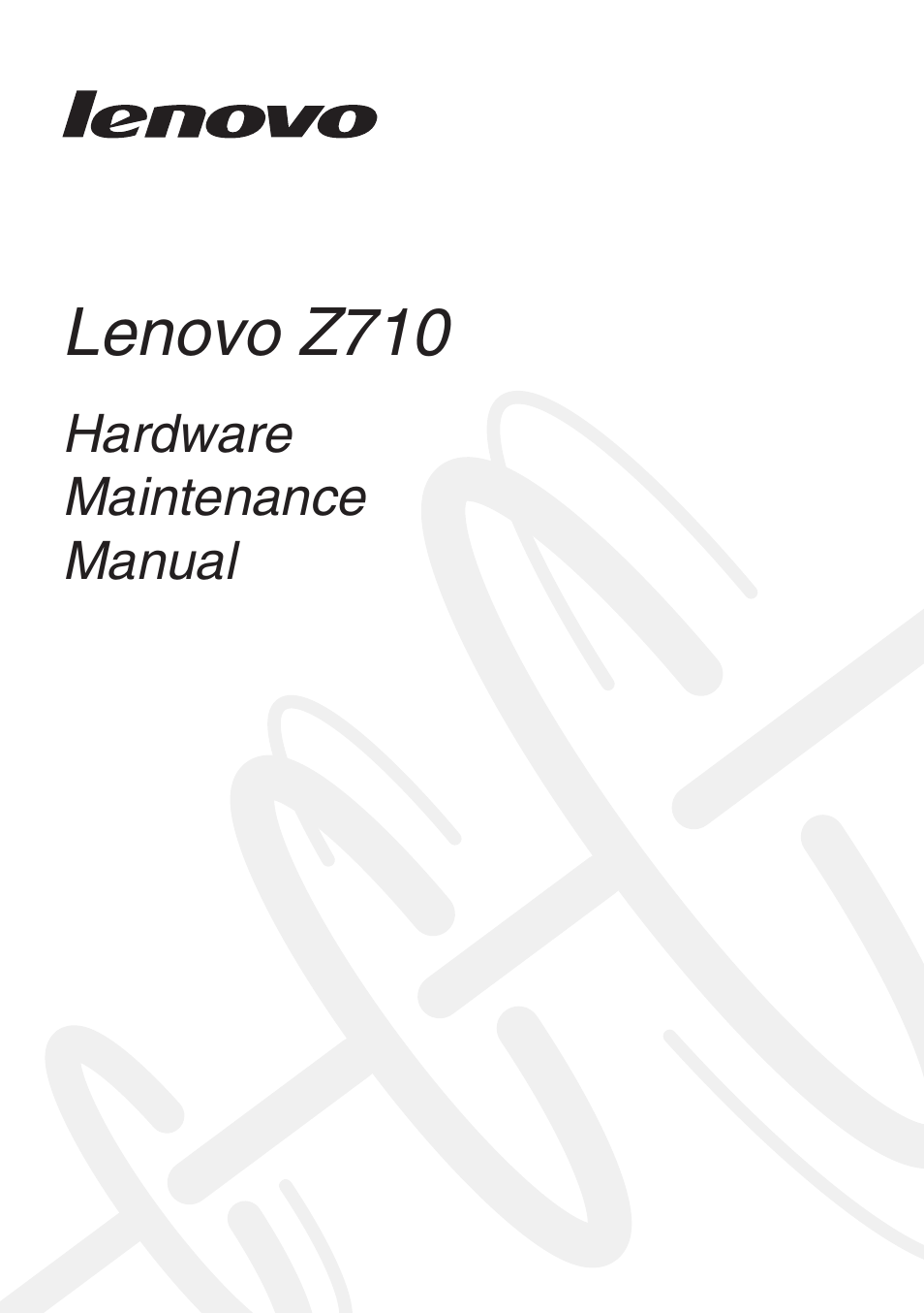 Lenovo IdeaPad Z710 Notebook User Manual | 95 pages