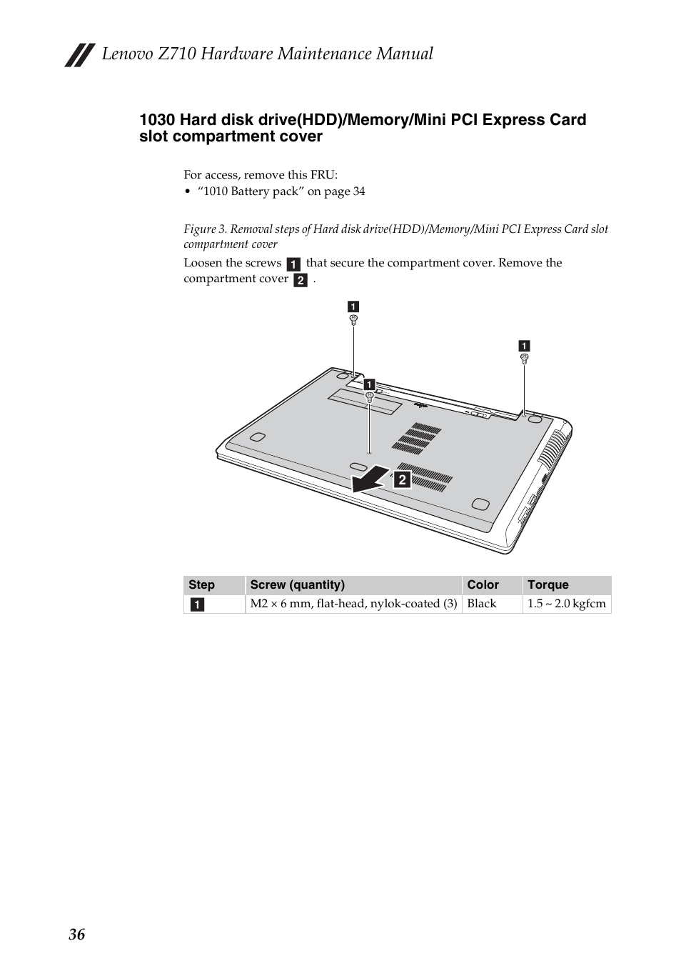 Lenovo z710 hardware maintenance manual | Lenovo IdeaPad Z710 Notebook User Manual | Page 40 / 95