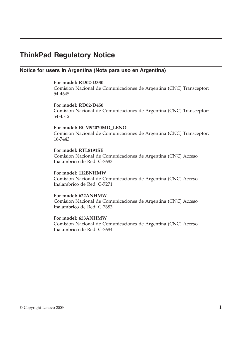 Lenovo ThinkPad T510 User Manual | 12 pages