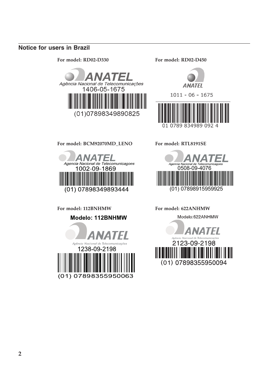 Lenovo ThinkPad T510 User Manual | Page 2 / 12