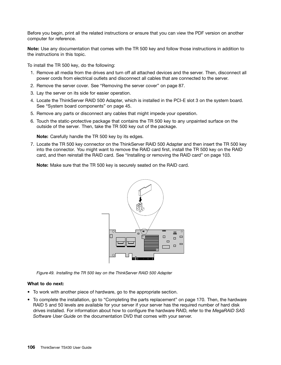 Lenovo ThinkServer TS430 User Manual | Page 118 / 222