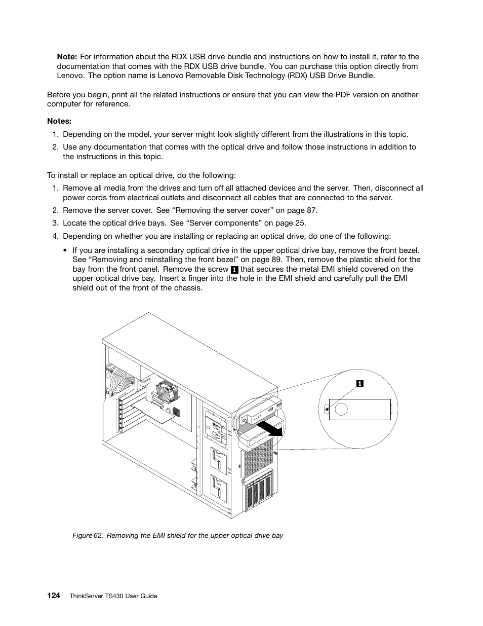 Lenovo ThinkServer TS430 User Manual | Page 136 / 222