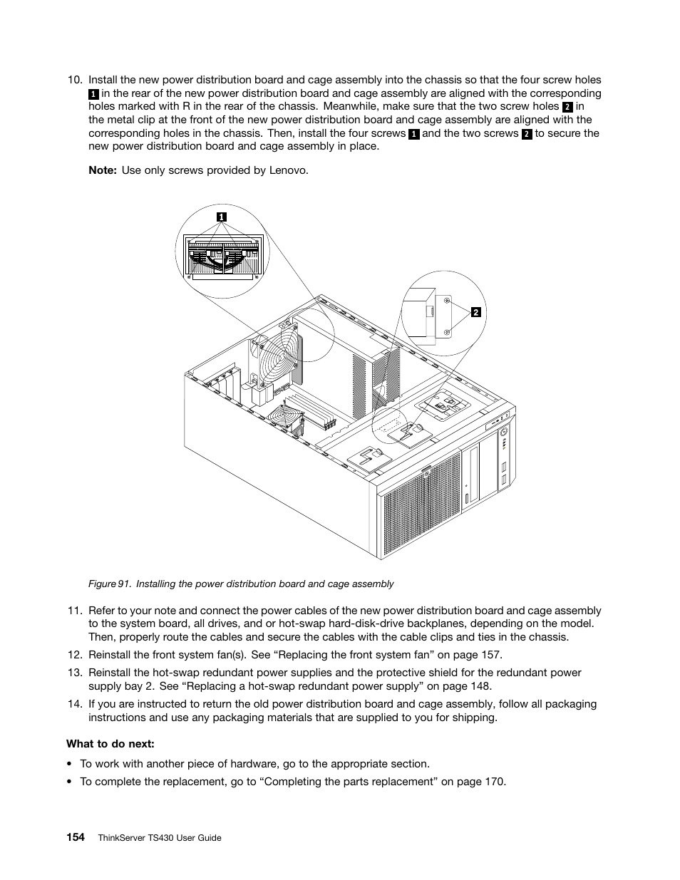 Lenovo ThinkServer TS430 User Manual | Page 166 / 222