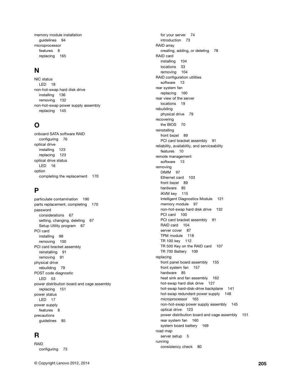 Lenovo ThinkServer TS430 User Manual | Page 217 / 222