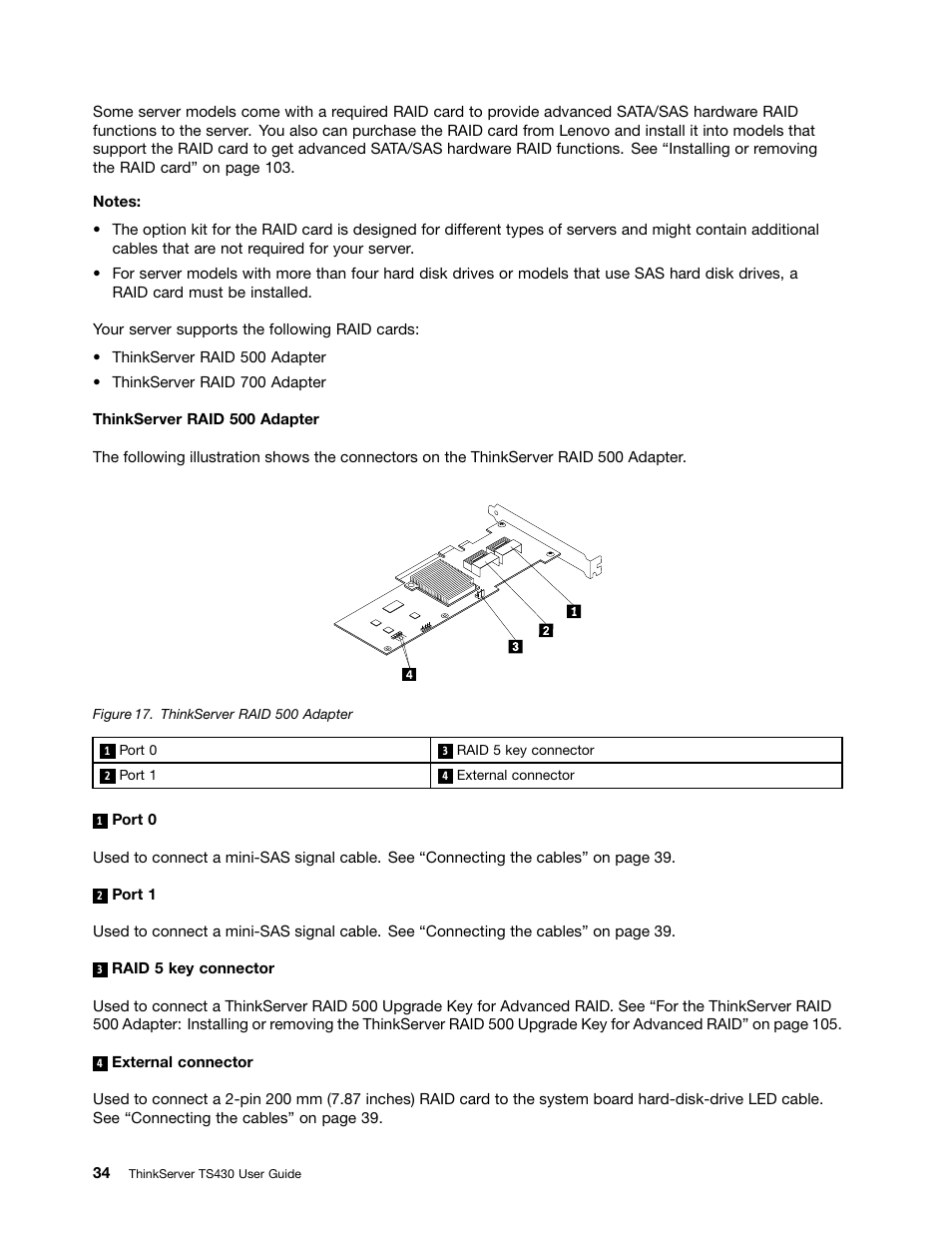 Lenovo ThinkServer TS430 User Manual | Page 46 / 222