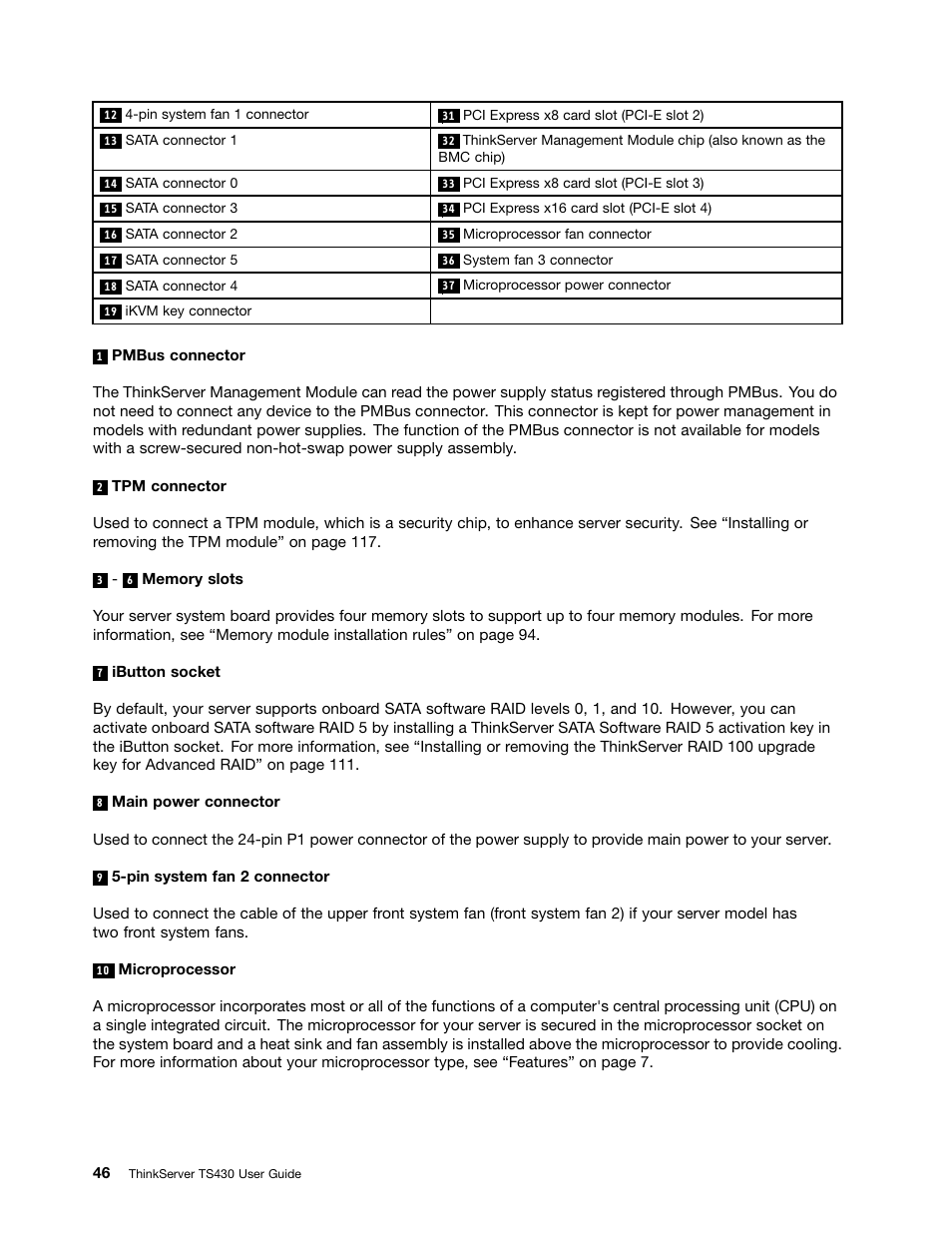 Lenovo ThinkServer TS430 User Manual | Page 58 / 222