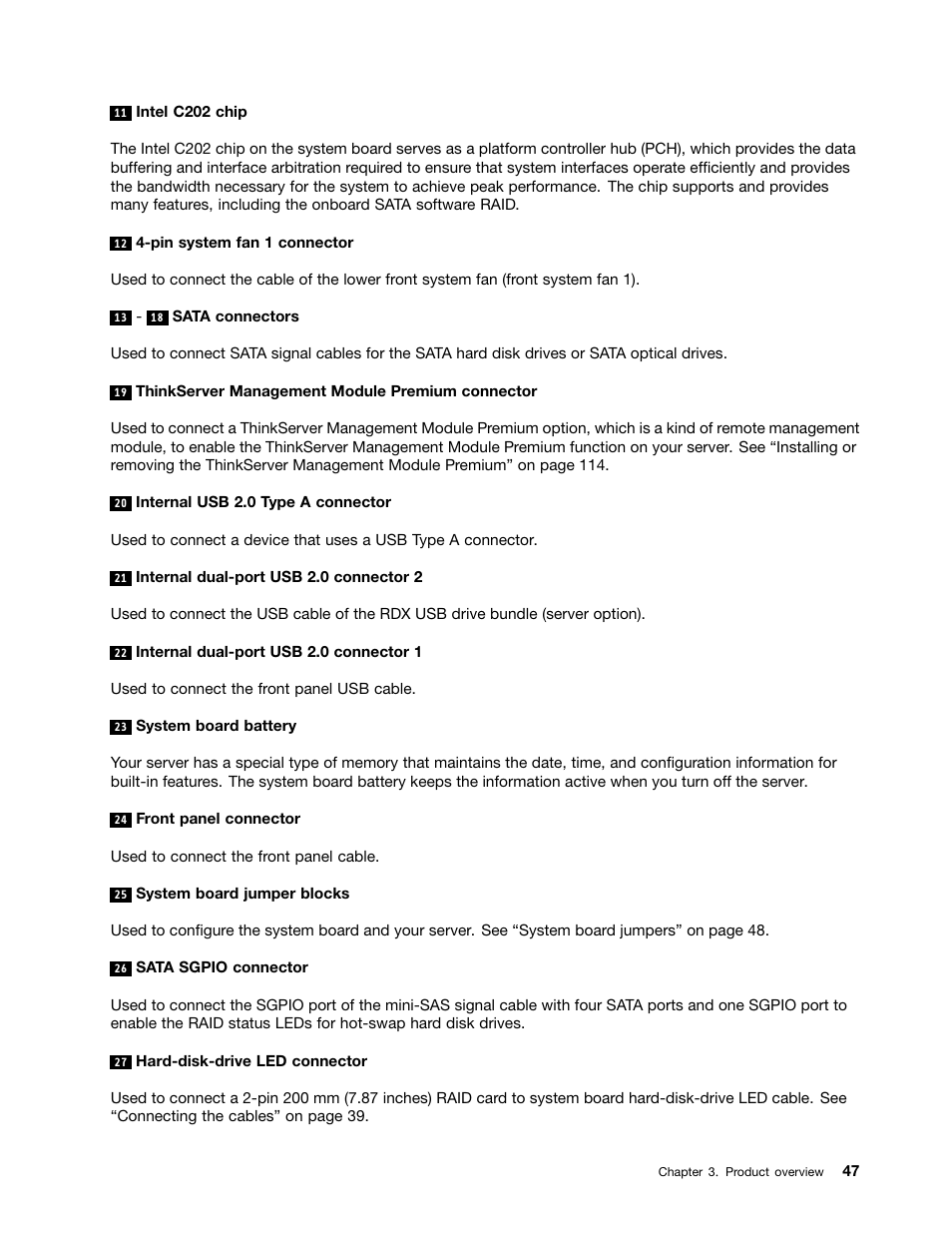 Lenovo ThinkServer TS430 User Manual | Page 59 / 222