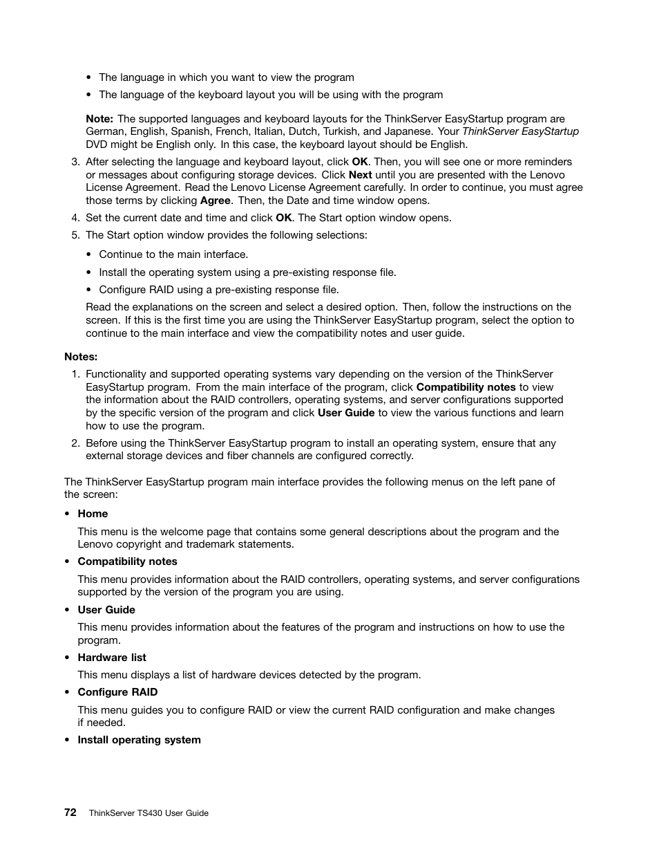 Lenovo ThinkServer TS430 User Manual | Page 84 / 222