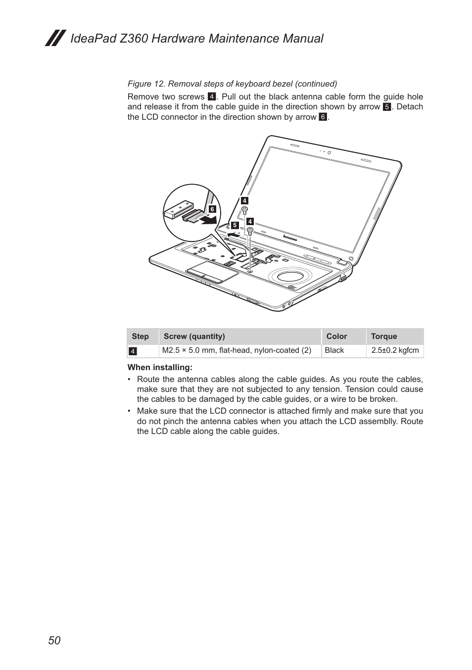 Ideapad z360 hardware maintenance manual | Lenovo IdeaPad Z360 User Manual | Page 54 / 89