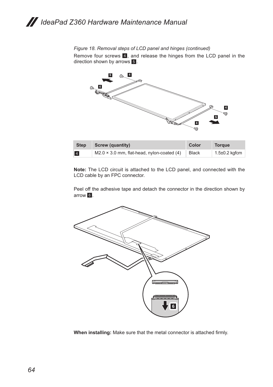 Ideapad z360 hardware maintenance manual | Lenovo IdeaPad Z360 User Manual | Page 68 / 89