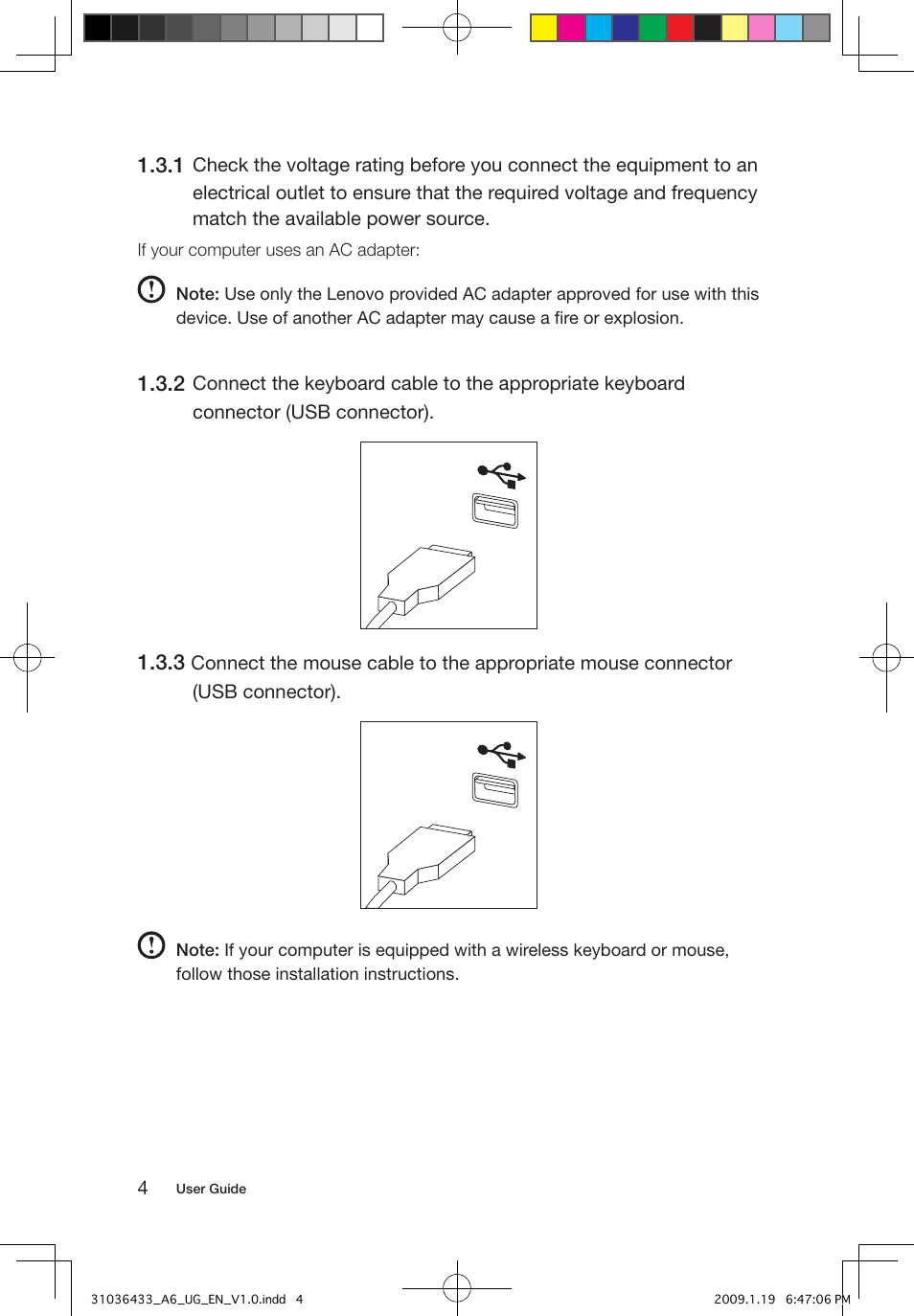 Lenovo IdeaCentre A600 User Manual | Page 9 / 47