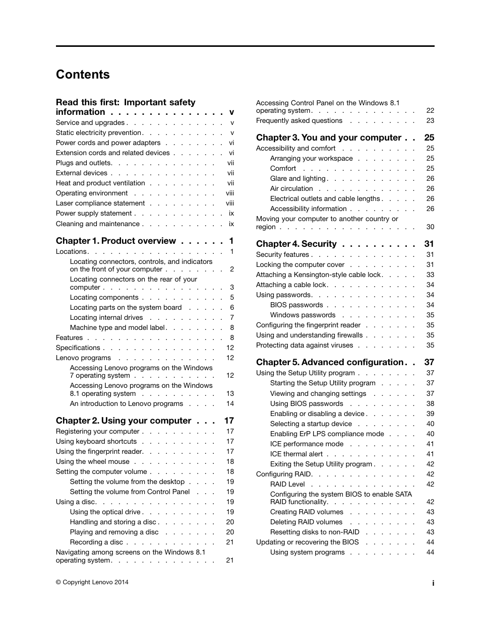 Lenovo ThinkStation P300 User Manual | Page 3 / 162