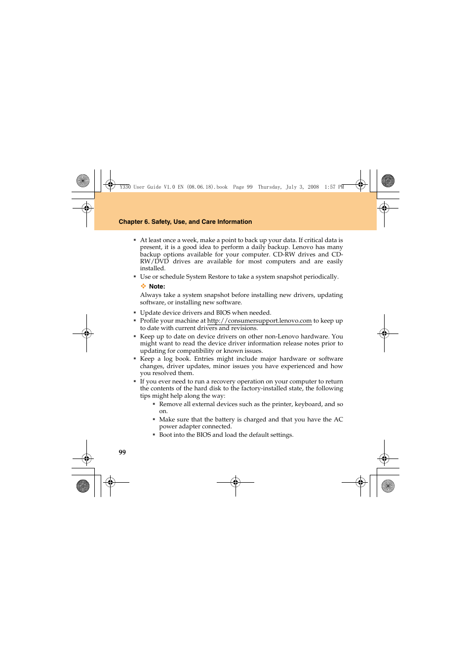 Lenovo IdeaPad Y330 User Manual | Page 108 / 148