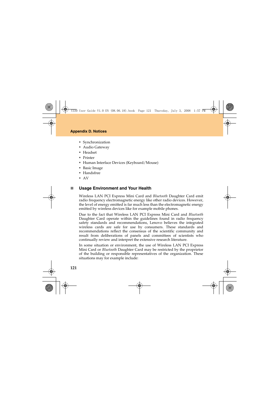 Lenovo IdeaPad Y330 User Manual | Page 130 / 148