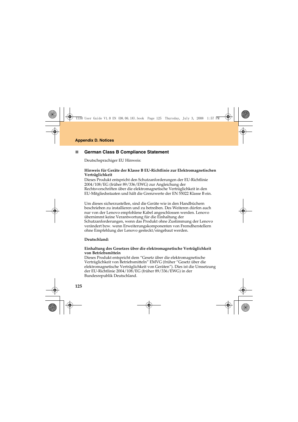 Lenovo IdeaPad Y330 User Manual | Page 134 / 148