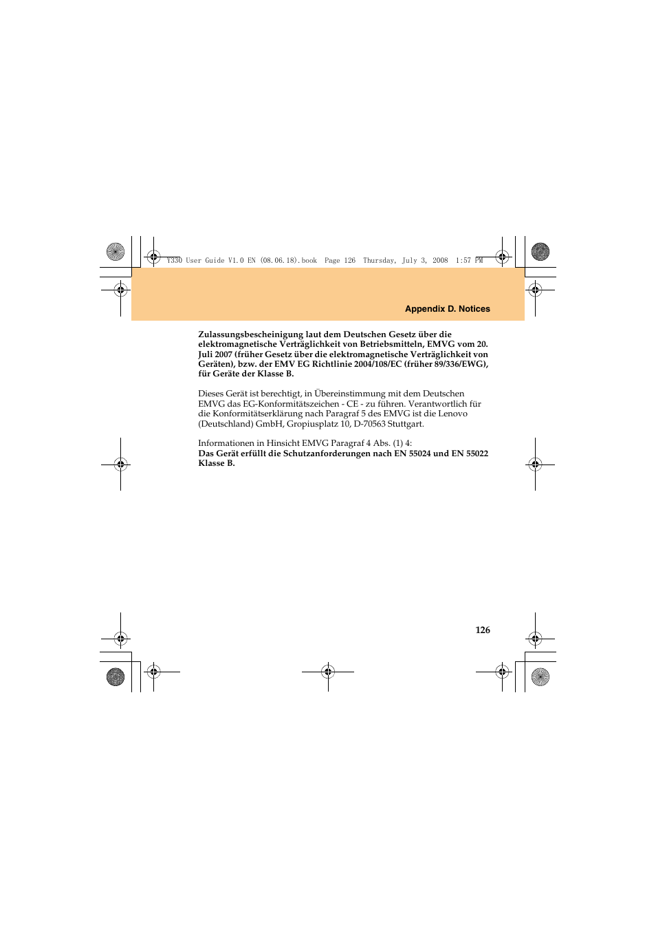 Lenovo IdeaPad Y330 User Manual | Page 135 / 148