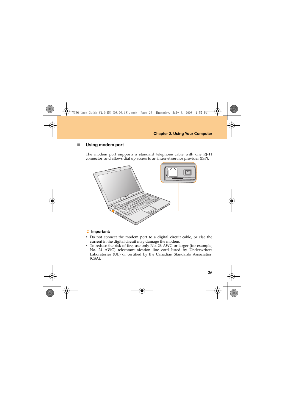 Lenovo IdeaPad Y330 User Manual | Page 35 / 148