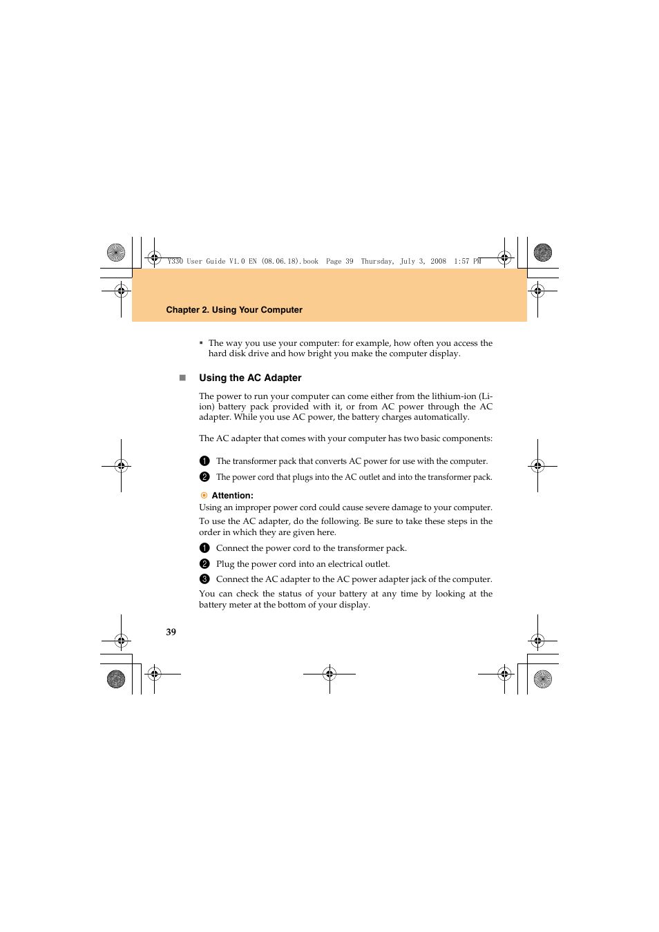 Lenovo IdeaPad Y330 User Manual | Page 48 / 148