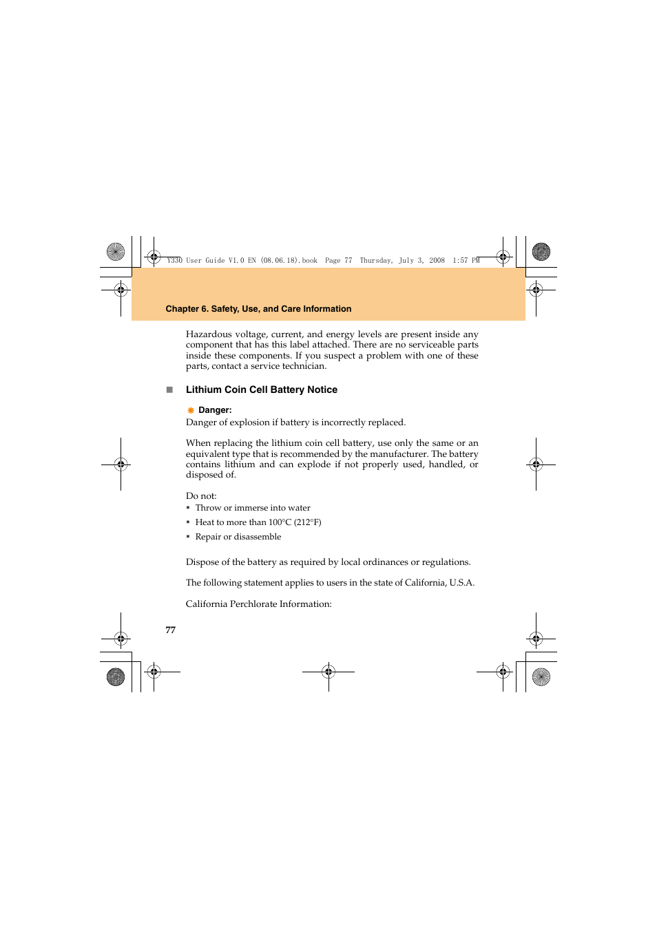 Lenovo IdeaPad Y330 User Manual | Page 86 / 148