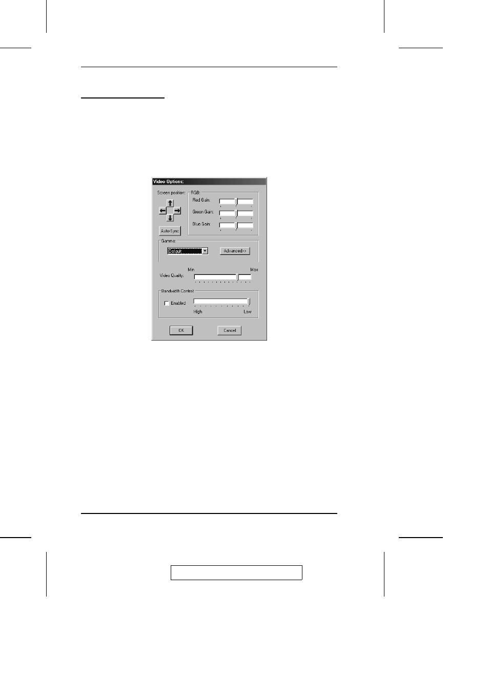 Video adjustment | ATEN Altusen KVM on the Net KN2108 User Manual | Page 64 / 99