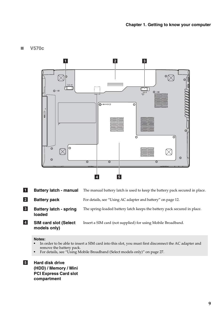 Lenovo V470c Notebook User Manual | Page 13 / 53