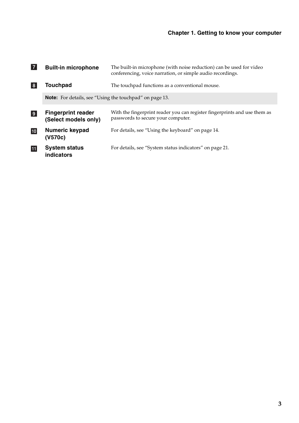 Lenovo V470c Notebook User Manual | Page 7 / 53