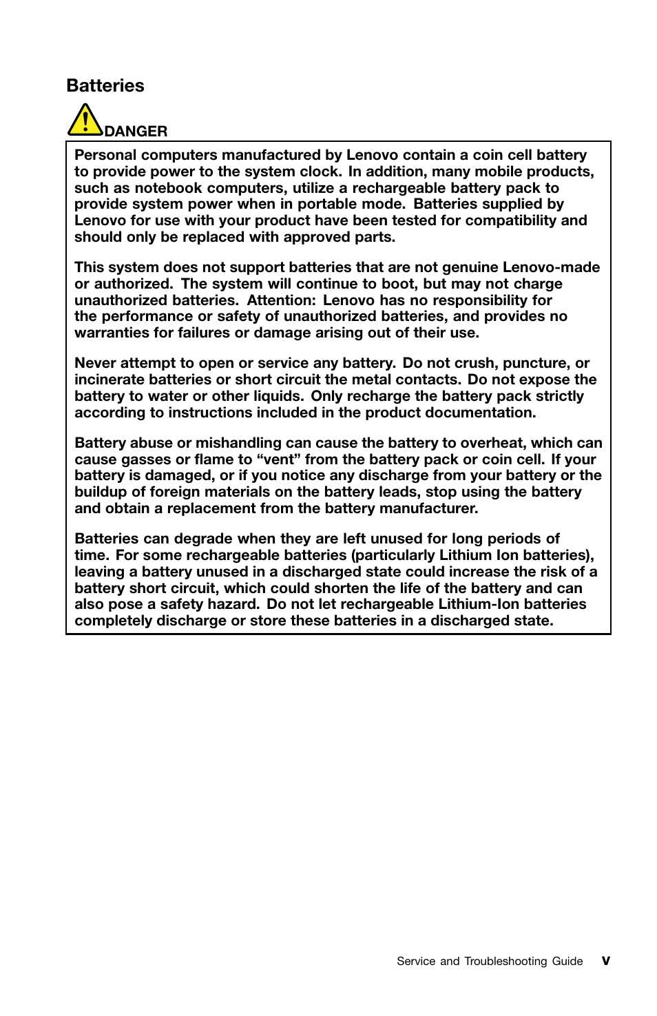 Batteries | Lenovo ThinkPad X120e User Manual | Page 7 / 40