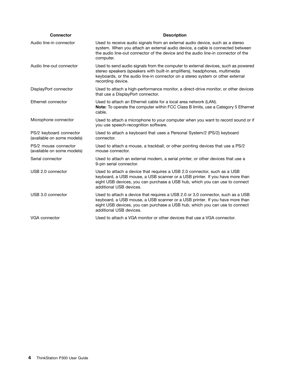 Lenovo ThinkStation P300 User Manual | Page 16 / 150