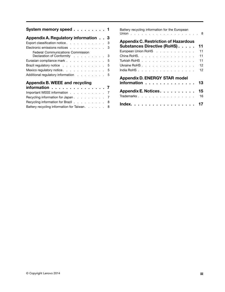 Lenovo ThinkStation P300 User Manual | Page 5 / 150