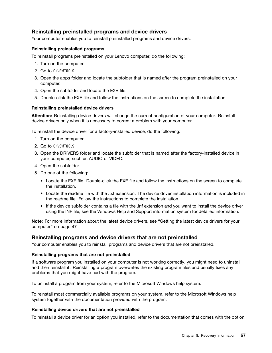 Lenovo ThinkStation P300 User Manual | Page 79 / 150