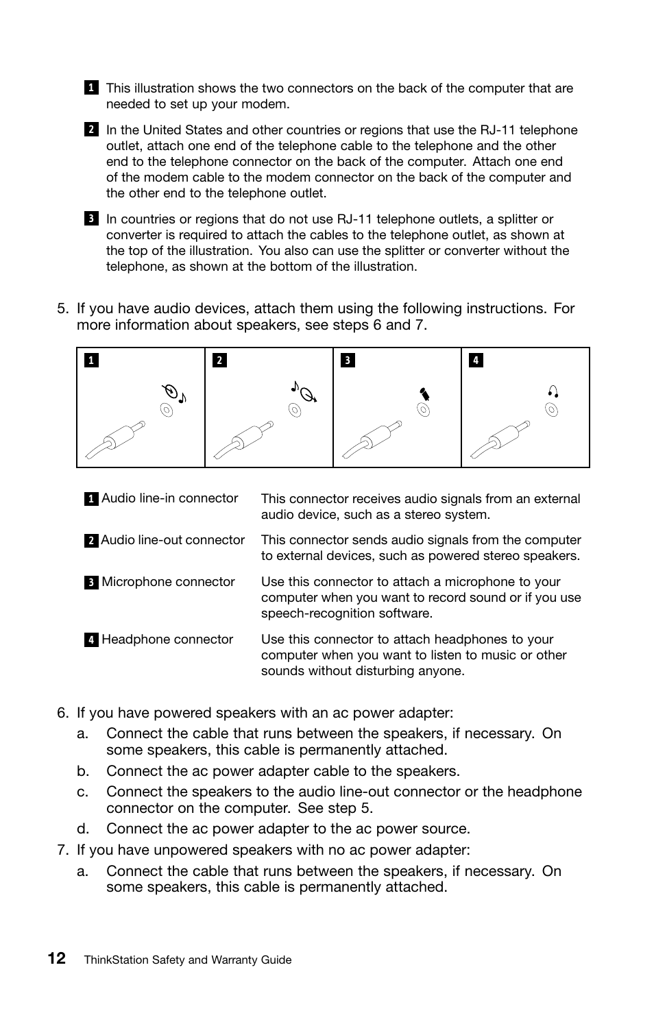 Lenovo ThinkStation E30 User Manual | Page 16 / 44