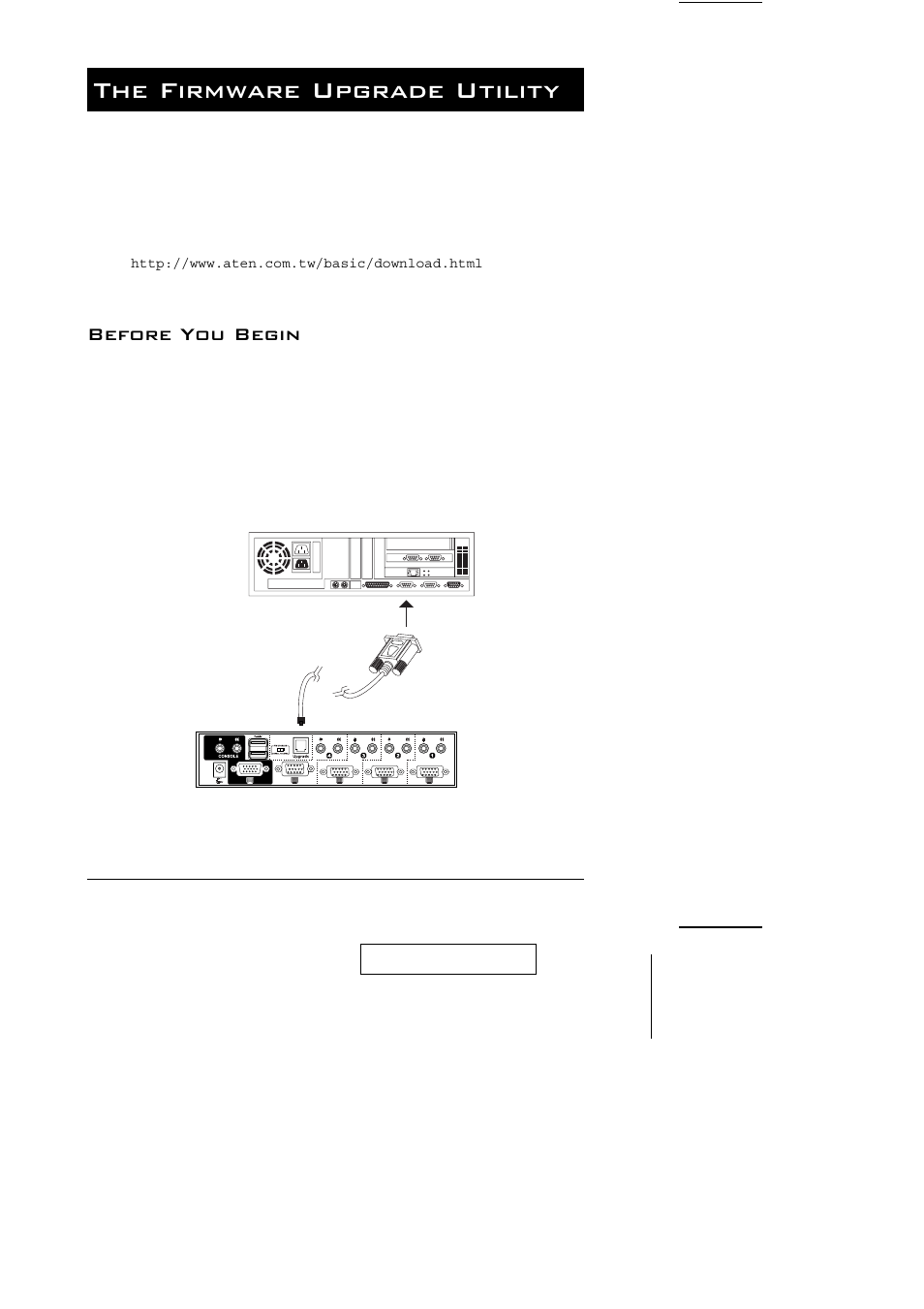The firmware upgrade utility, Before you begin | ATEN CS-1732 User Manual | Page 23 / 32