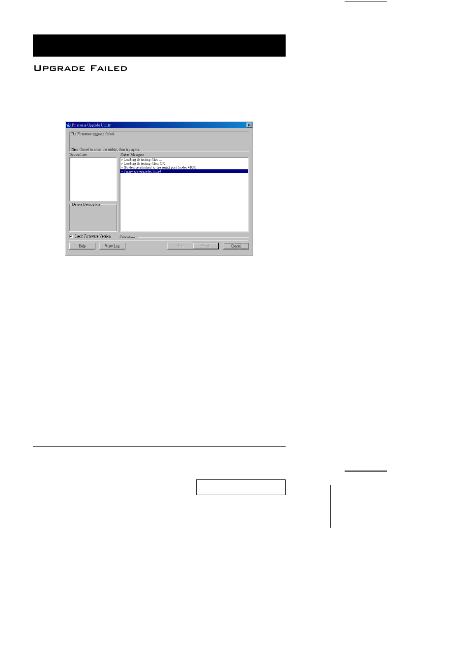 Upgrade failed | ATEN CS-1732 User Manual | Page 28 / 32