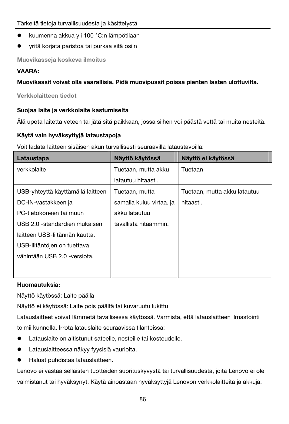 Lenovo A8-50 Tablet User Manual | Page 87 / 176