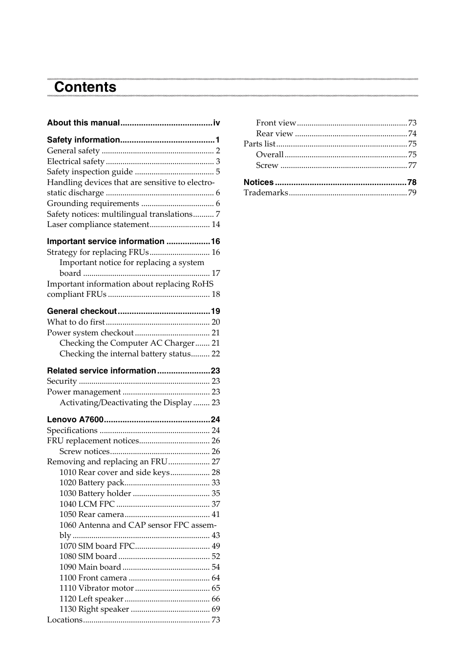 Lenovo A10-70 Tablet User Manual | Page 3 / 83