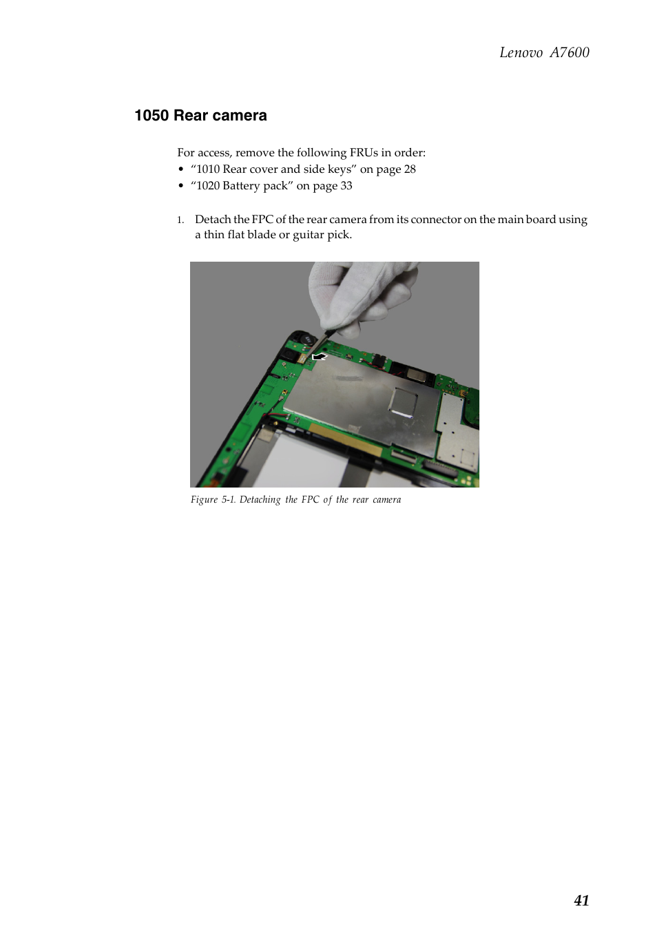 1050 rear camera, Lenovo a7600 | Lenovo A10-70 Tablet User Manual | Page 45 / 83