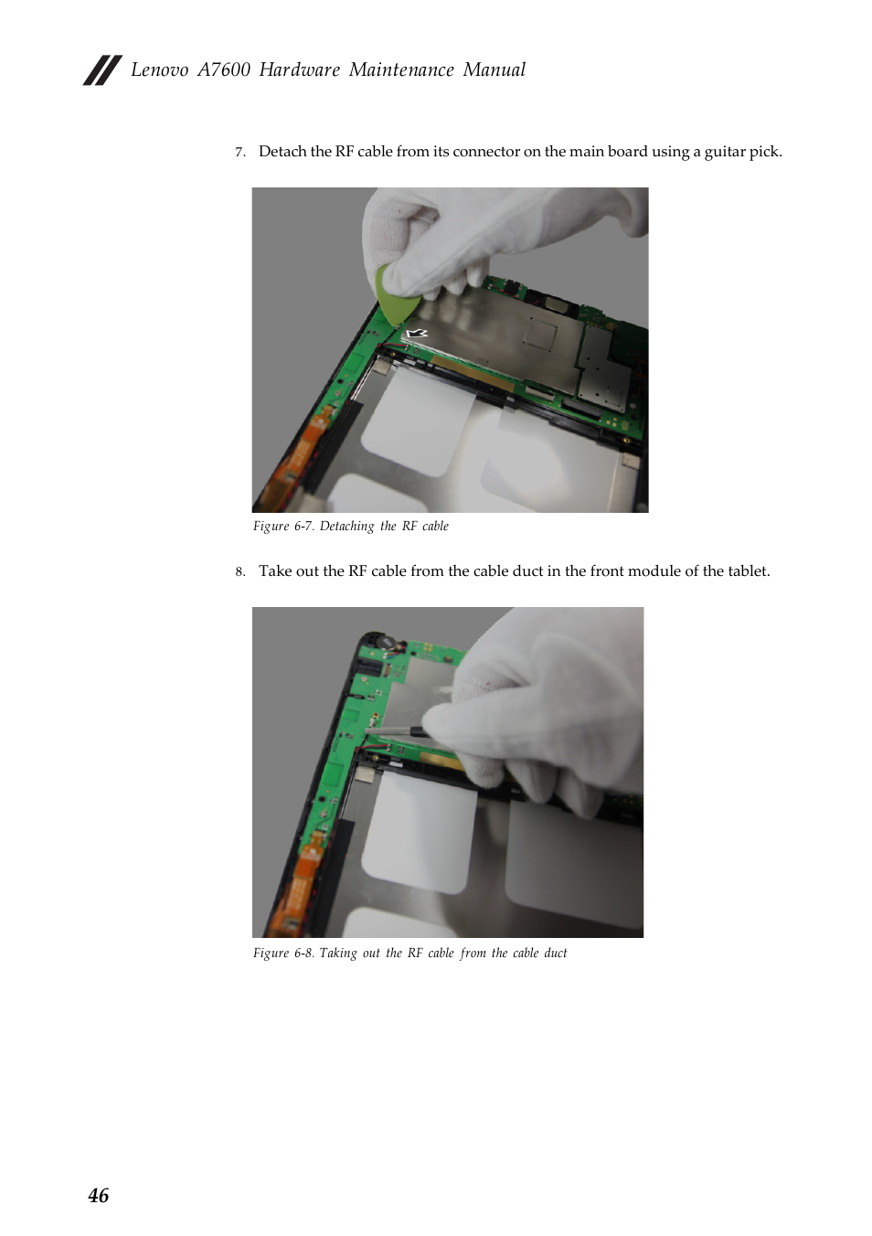 Lenovo a7600 hardware maintenance manual | Lenovo A10-70 Tablet User Manual | Page 50 / 83
