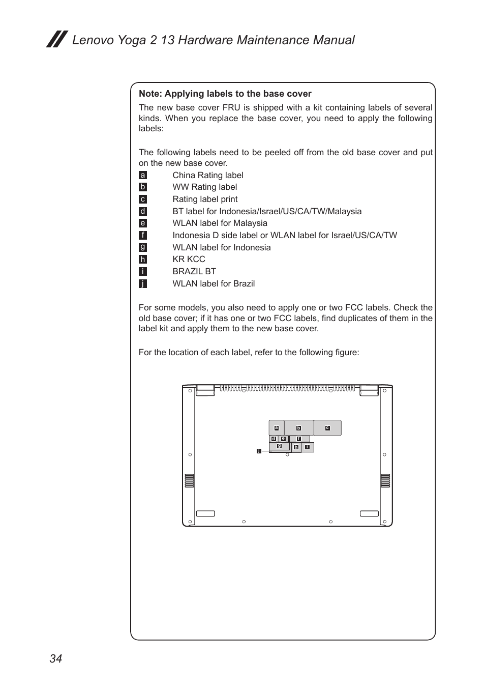 Lenovo yoga 2 13 hardware maintenance manual | Lenovo Yoga 2 13 Notebook Lenovo User Manual | Page 38 / 77