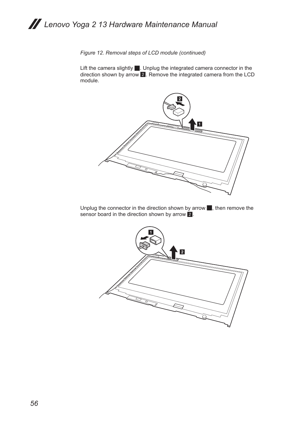 Lenovo yoga 2 13 hardware maintenance manual | Lenovo Yoga 2 13 Notebook Lenovo User Manual | Page 60 / 77