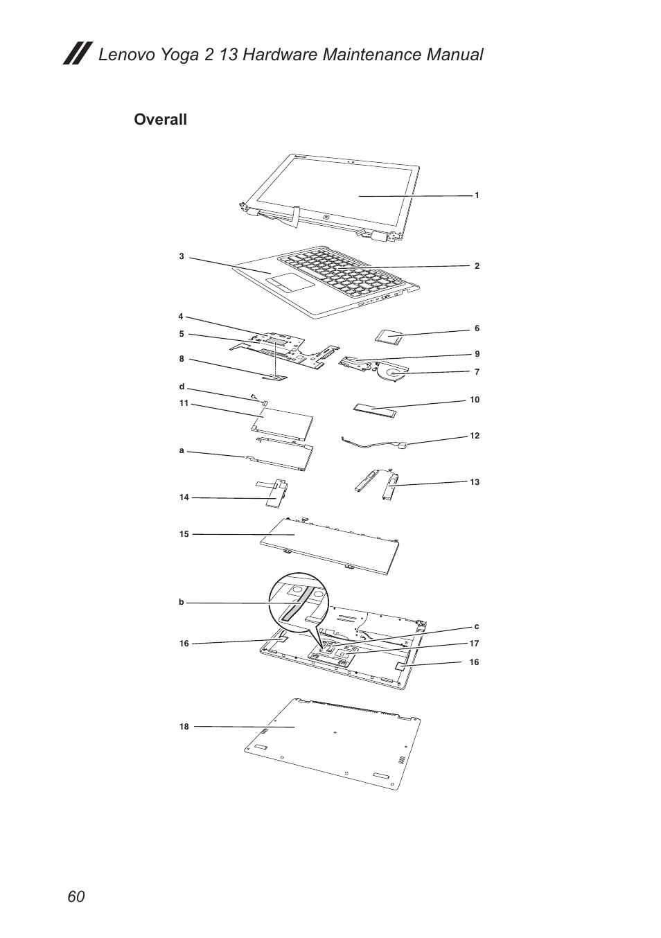 Overall, Lenovo yoga 2 13 hardware maintenance manual | Lenovo Yoga 2 13 Notebook Lenovo User Manual | Page 64 / 77