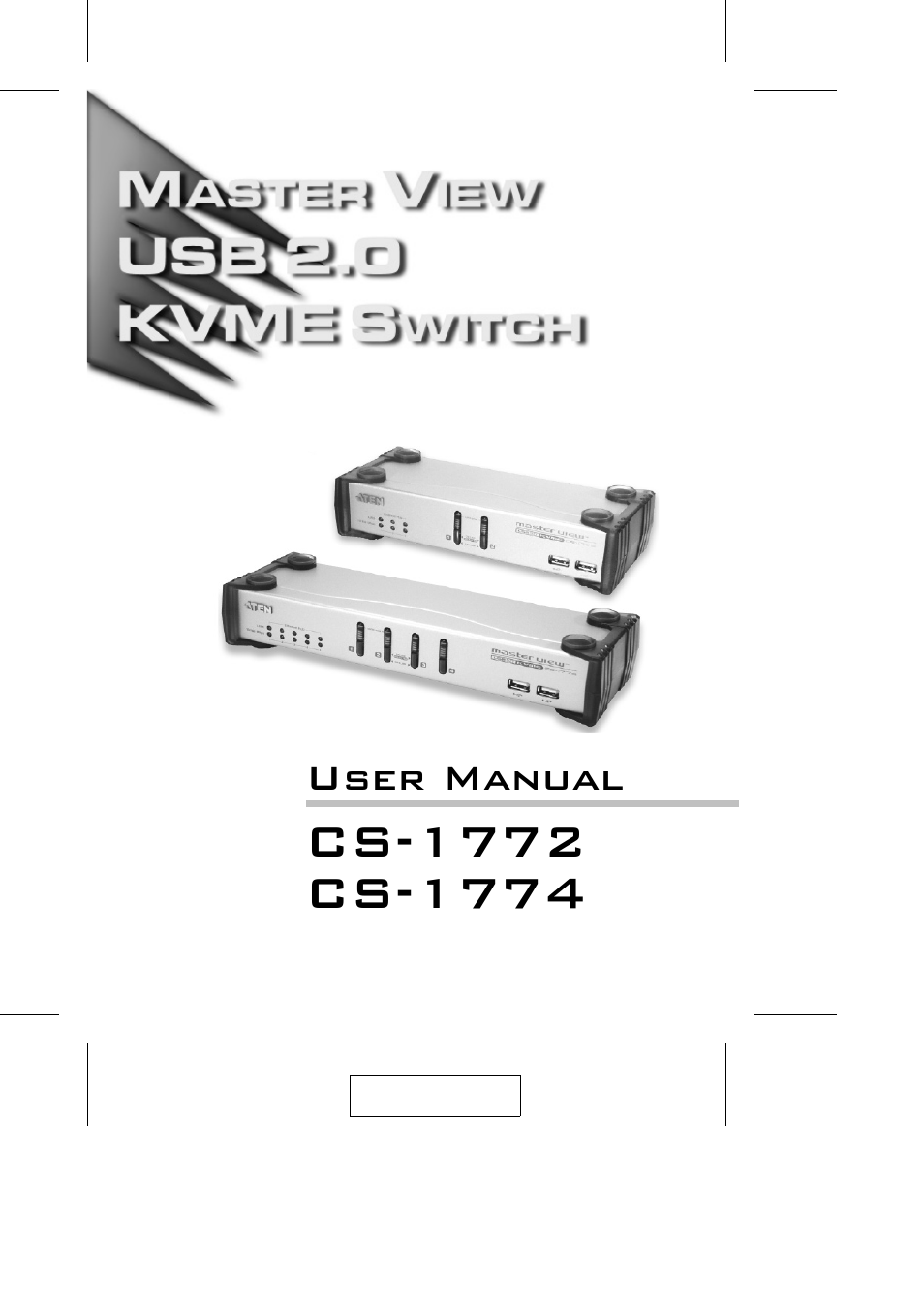 ATEN ATEN MasterView CS-1774 User Manual | 40 pages