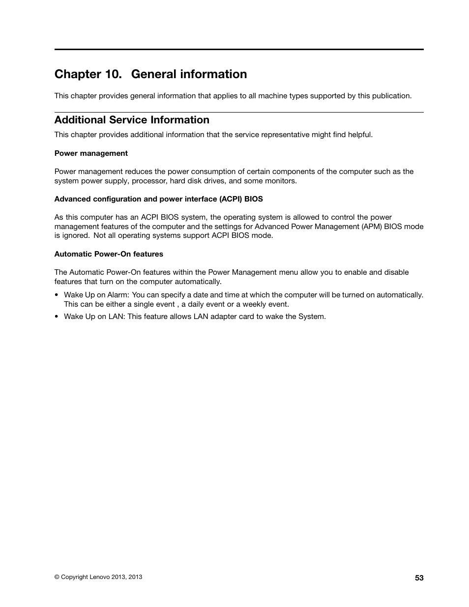 Chapter 10. general information, Additional service information | Lenovo Erazer X510 Desktop User Manual | Page 59 / 59