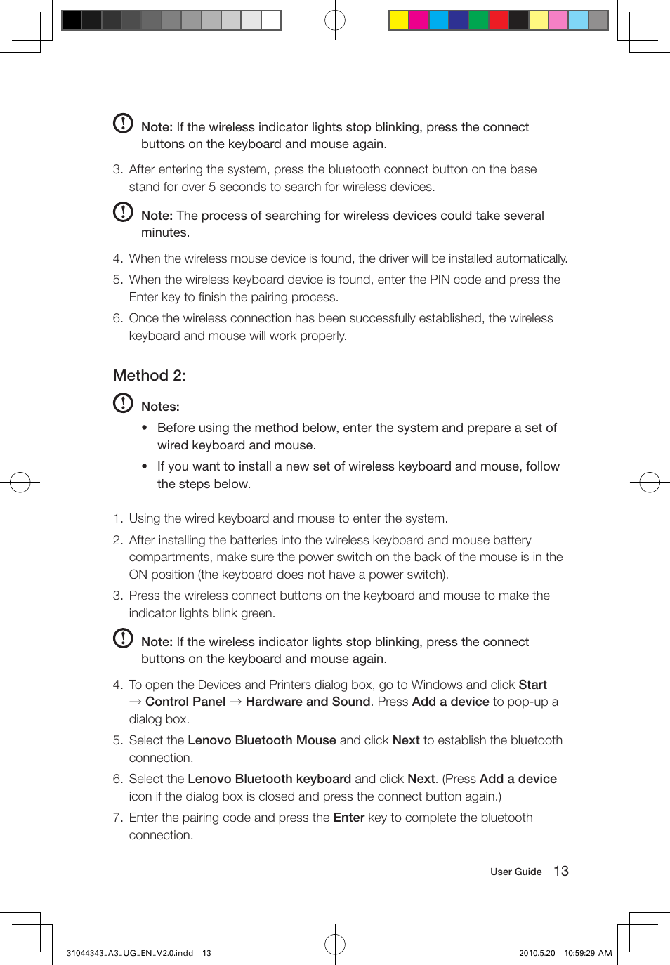 Method 2 | Lenovo IdeaCentre A310 User Manual | Page 18 / 35